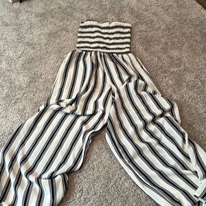 Mlle gabrielle strapless romper, size L